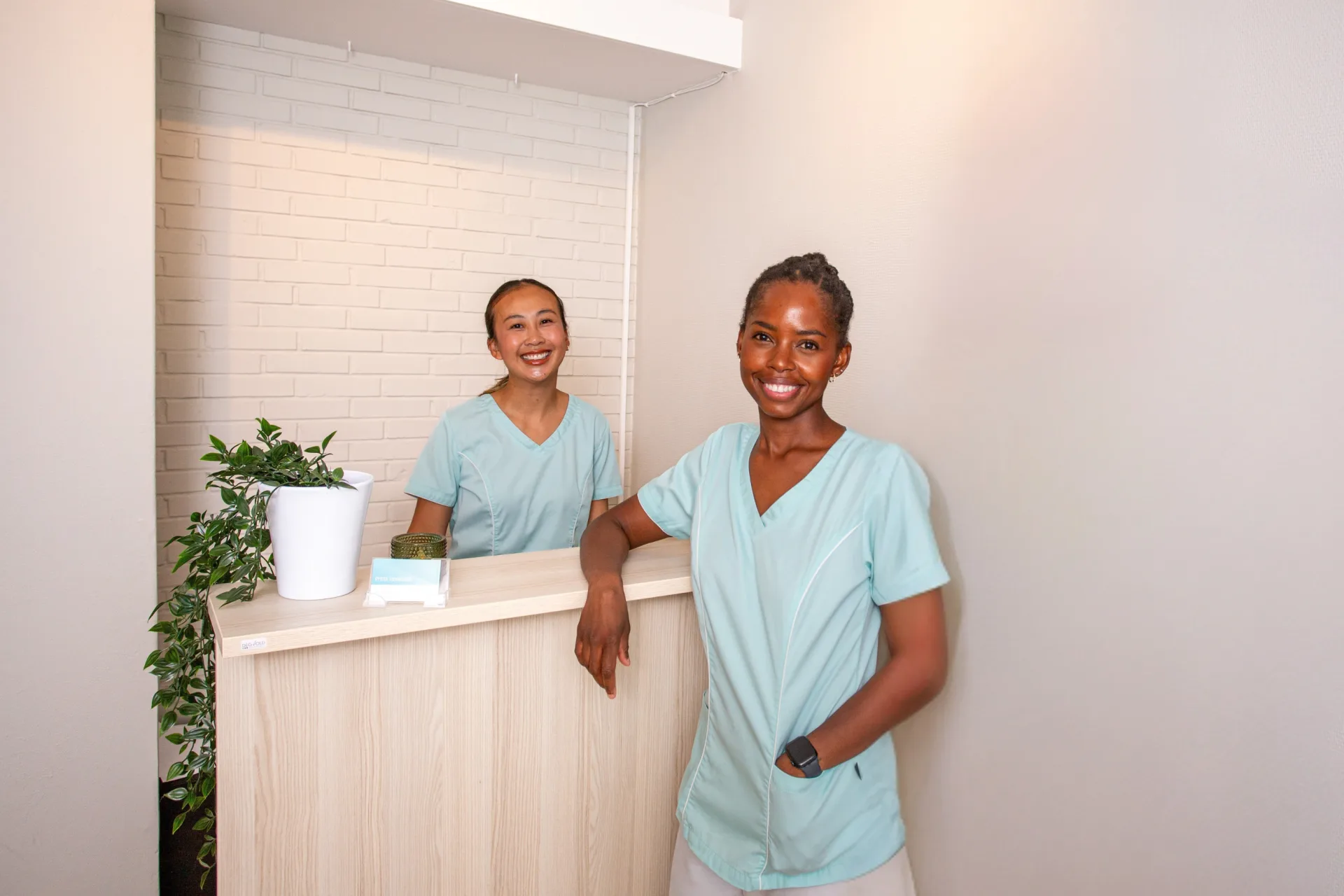 Resepsjonen hos Prima Tannklinikk i Fredrikstad